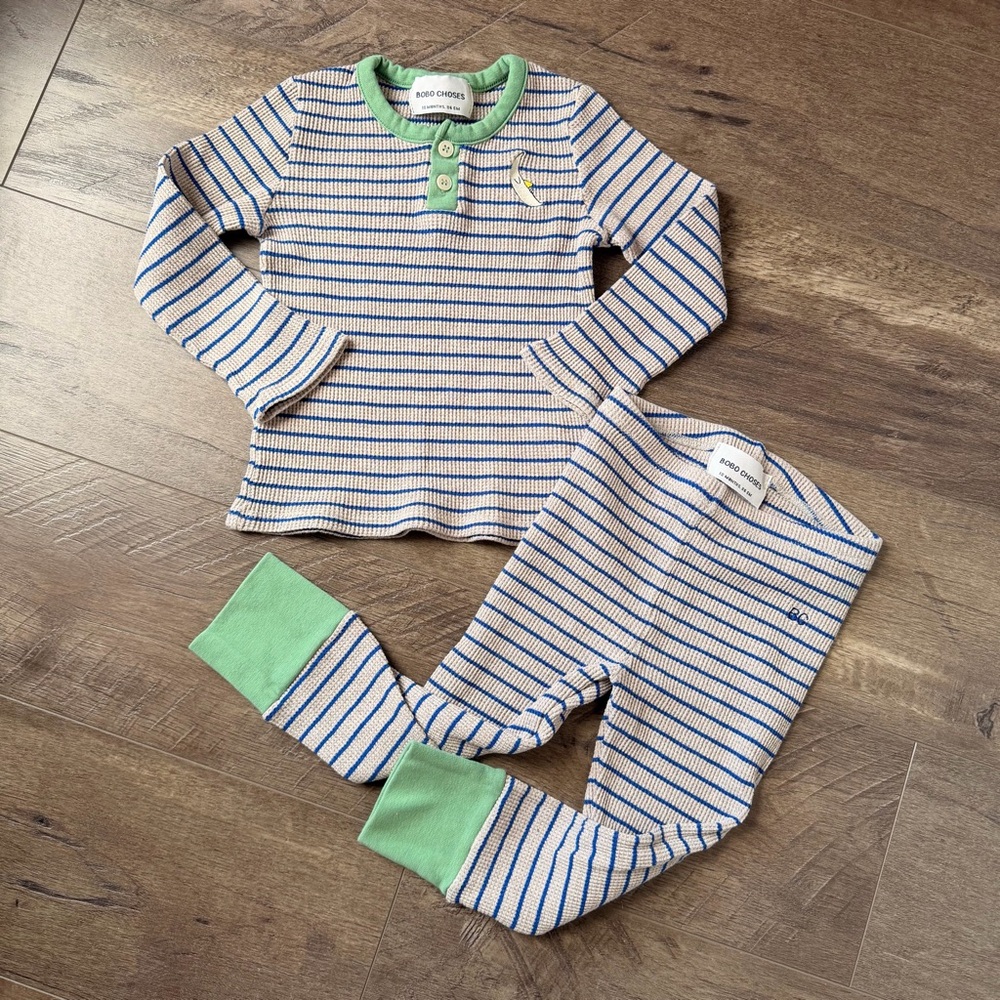 18M Bobo Choses Moon Ribbed Set